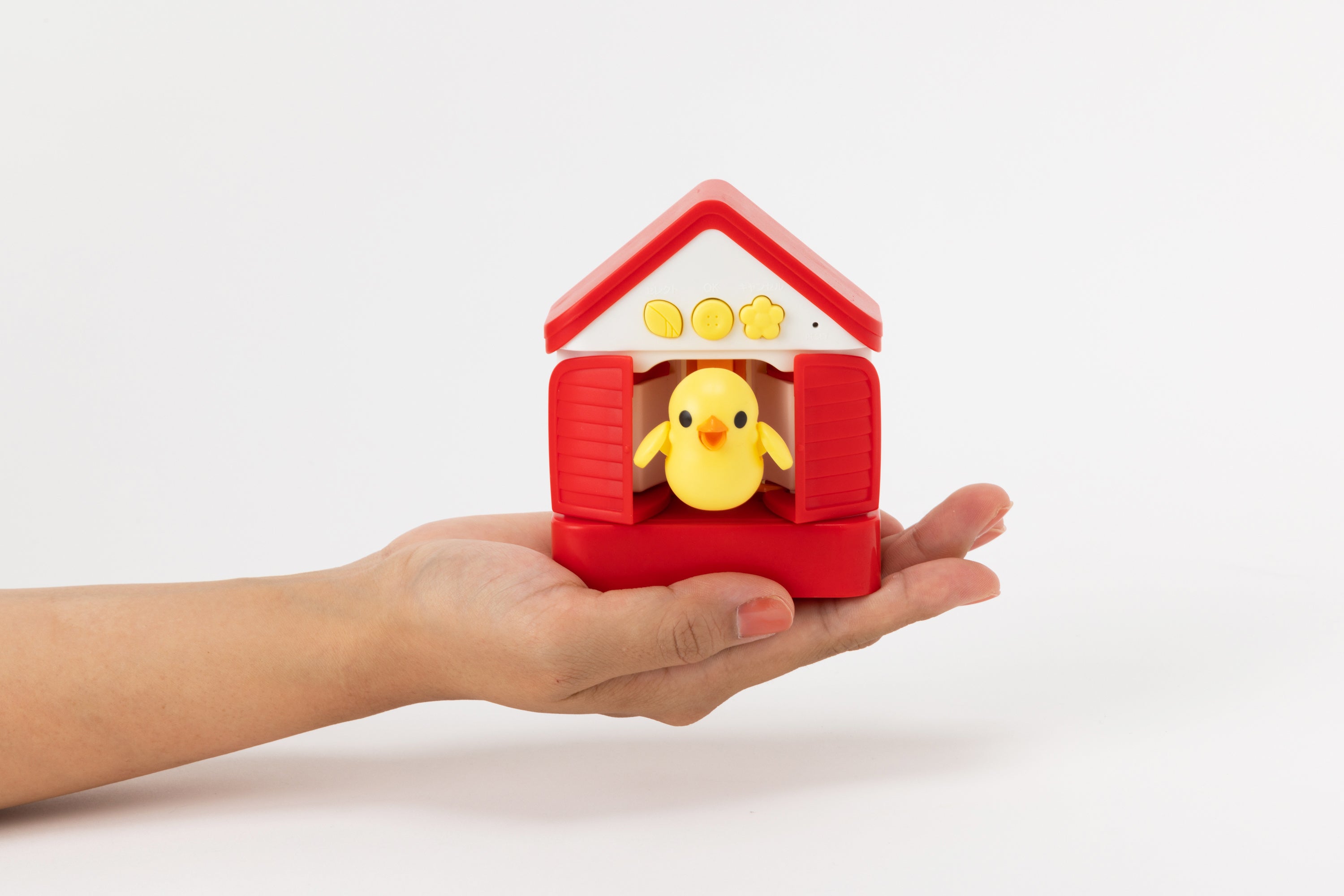 声で生活の時間をアシストしてくれる時計『おしゃべりハト時計』11月