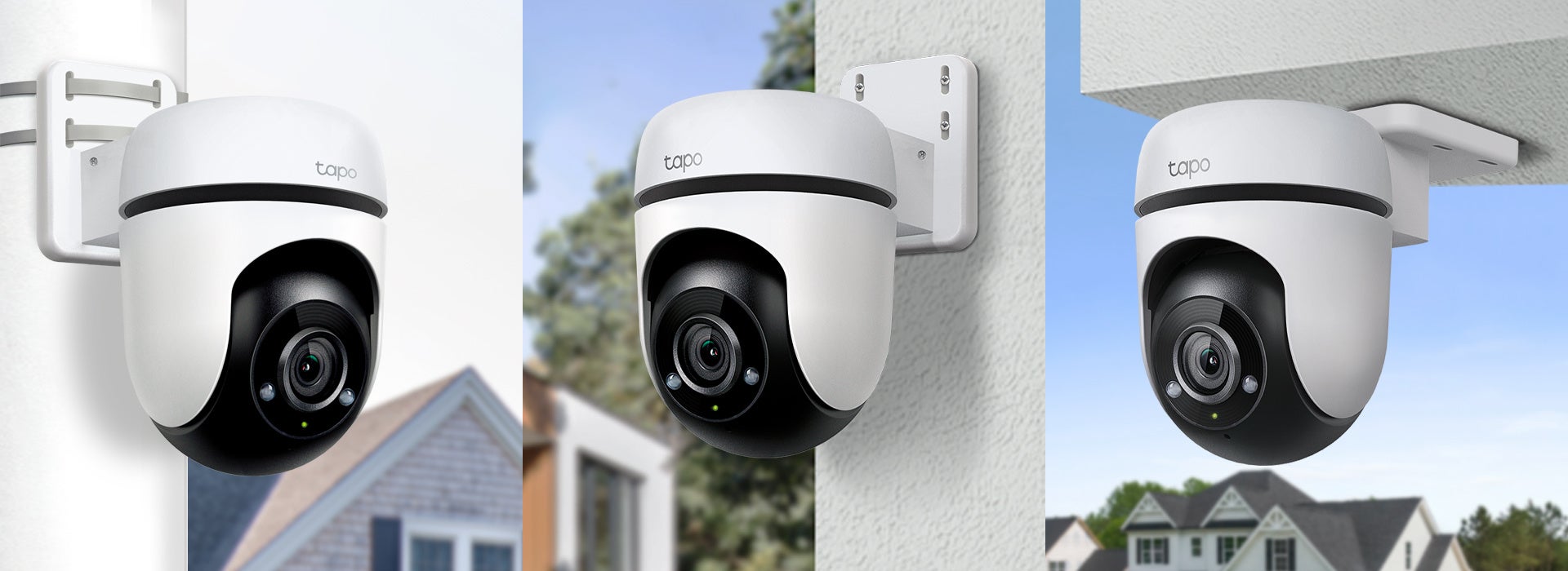 初の屋外×首振りモデル》屋外パンチルトセキュリティWi-Fiカメラ「Tapo