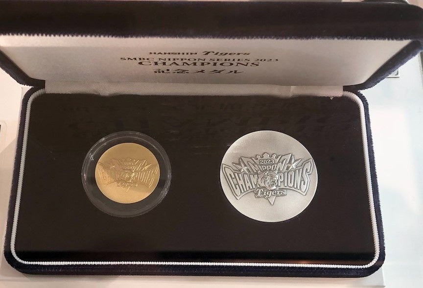 阪神タイガース セ・リーグ優勝記念 純銀メダル 1985年 HANSGIN Tigers