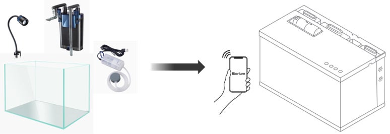 2023年度中国で大ヒット商品、水温も餌やりもスマホ一つで管理 一体型