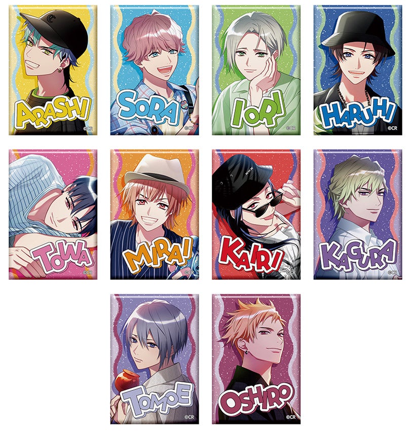 カラソニ 小宮山嵐 オーロラ缶バッジ Sugar Pop 東京カラーソニック