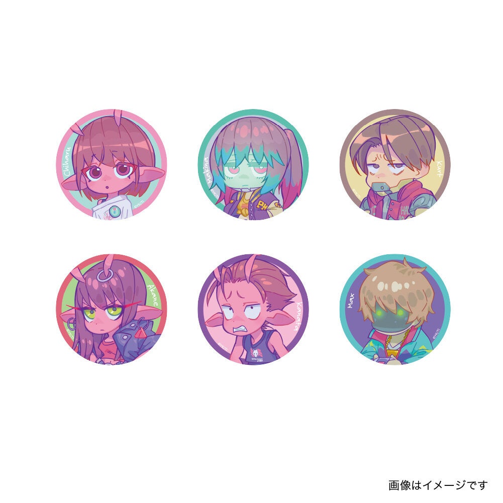 銀河特急ミルキーサブウェイ シーンセレクト缶バッジ 缶バッチ マキナ