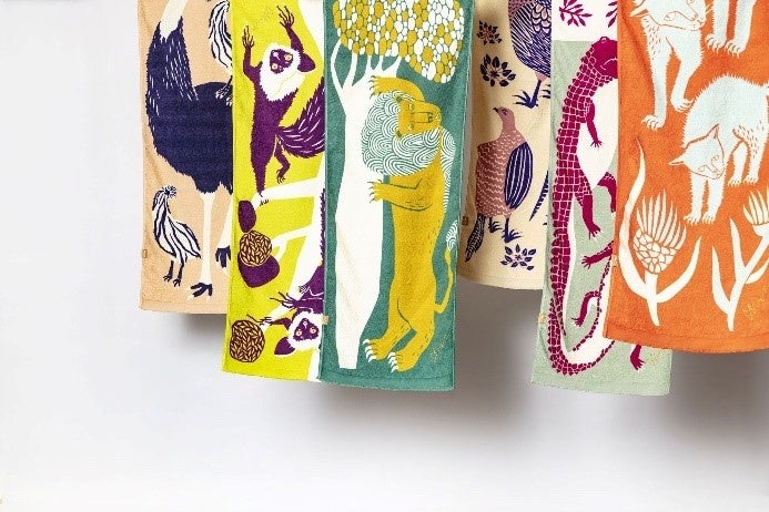 詩画作家・森田MiW×タオルメーカー「楠橋紋織」のコラボレーション