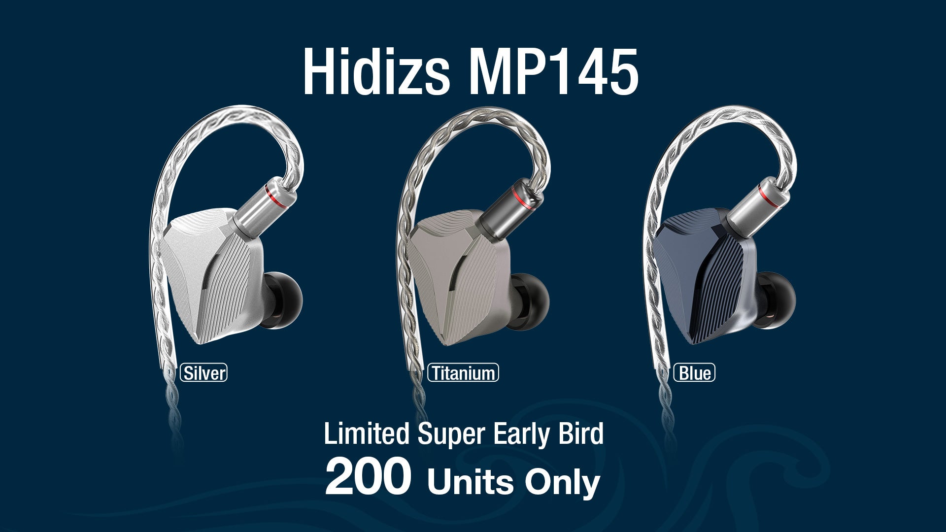 Hidizs新発売 ー14.5mm平面駆動ドライバ搭載の有線イヤホン「MP145