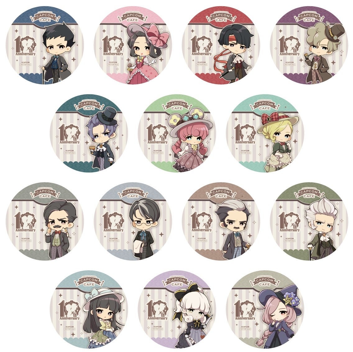 カプコンカフェ 池袋店＆梅田店 10周年を迎える「大逆転裁判」シリーズ