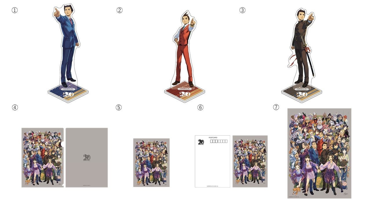 逆転裁判 特別法廷 直筆サイン入り額装グラフィックアート 2008 成歩堂