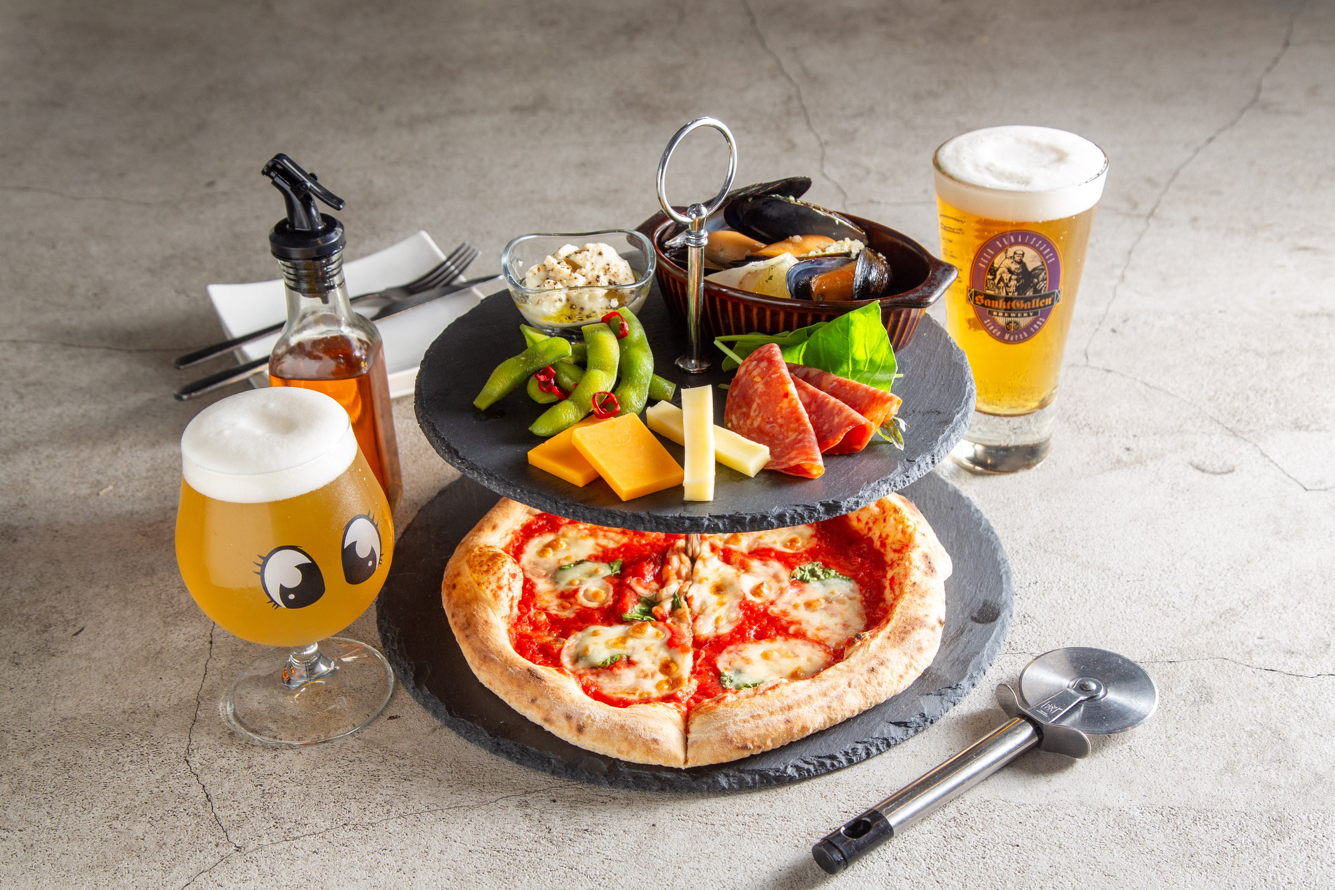 ビール屋のアフタヌーンティースタンド “おつまみタワー”1年ぶり復活