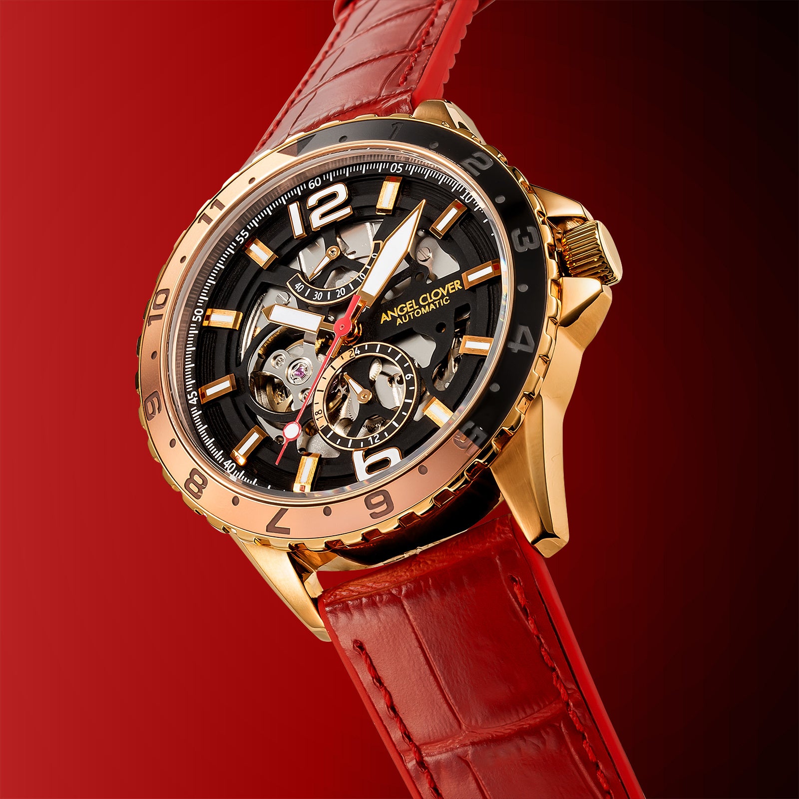 ガルーシャ(エイ革)、レザー＆ラバー、ファブリックの3種ストラップを