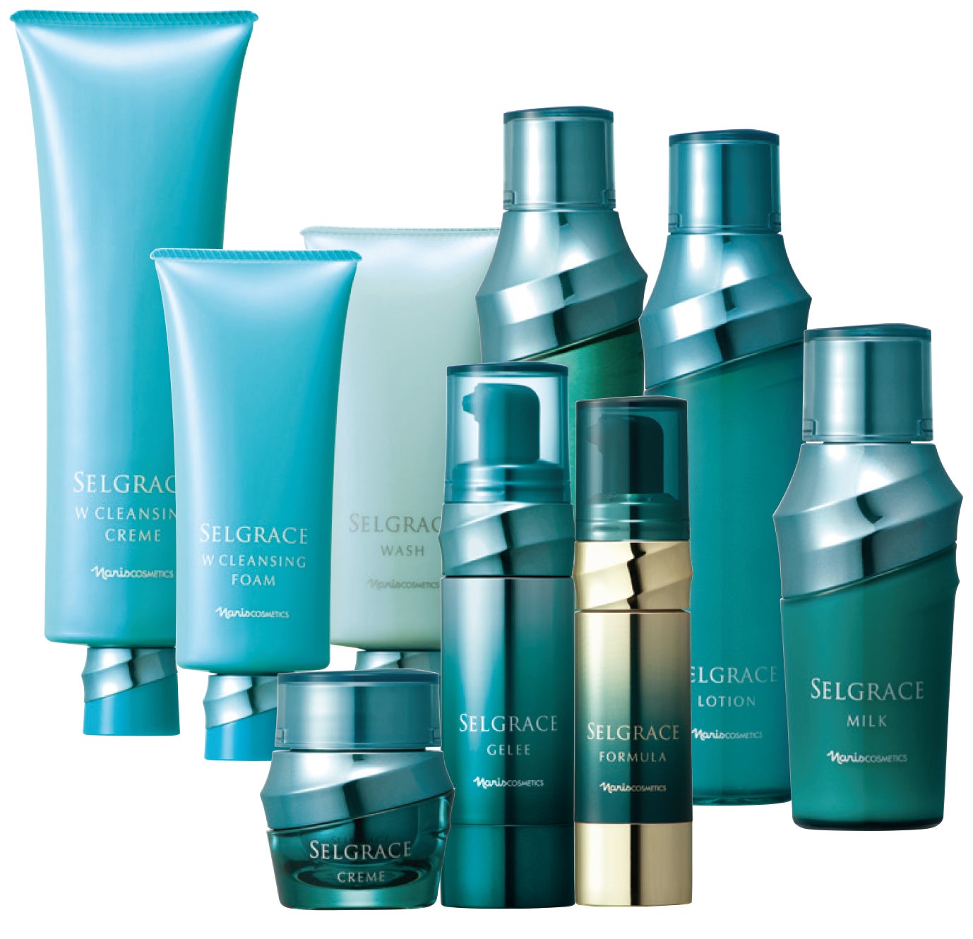 ナリスセルグレースクレクリーム、コンク、ローション、ミルク4点