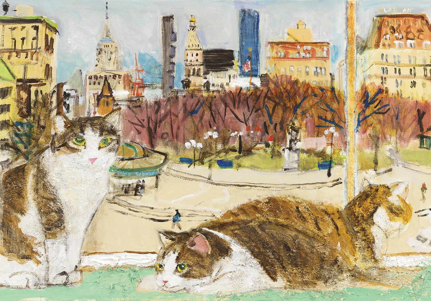 今秋も猫たくさん】久下貴史 原画・版画展～マンハッタナーズの猫たち