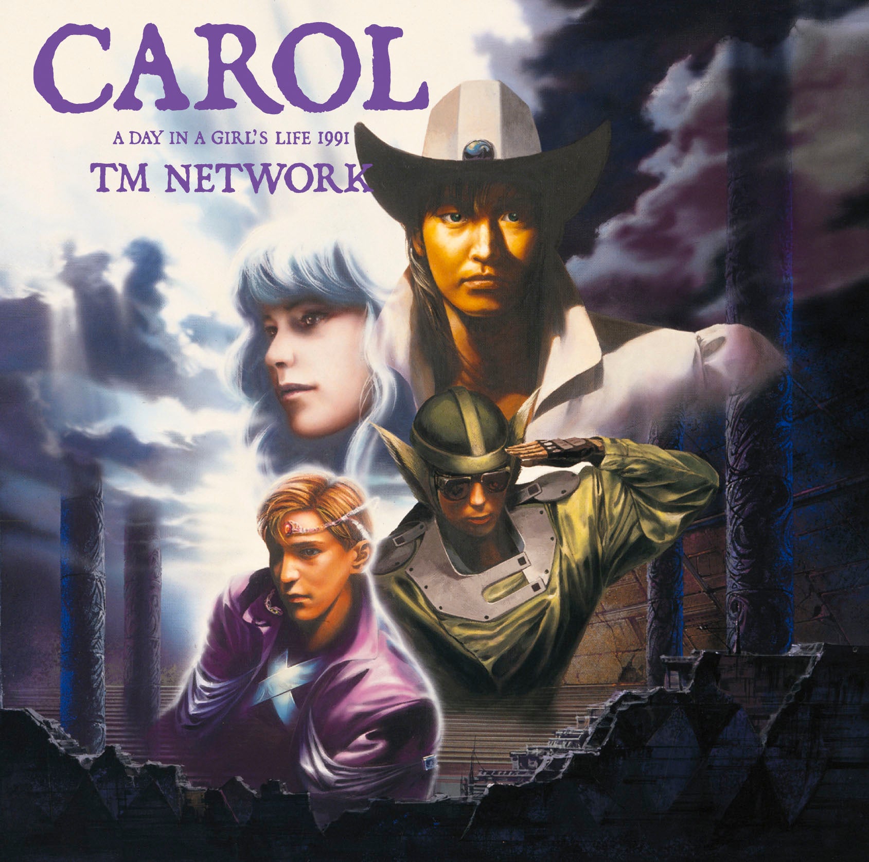 CAROLアニメDVD TMNETWORK 小室哲哉 宇都宮隆 木根尚登 Amazon.co.jp