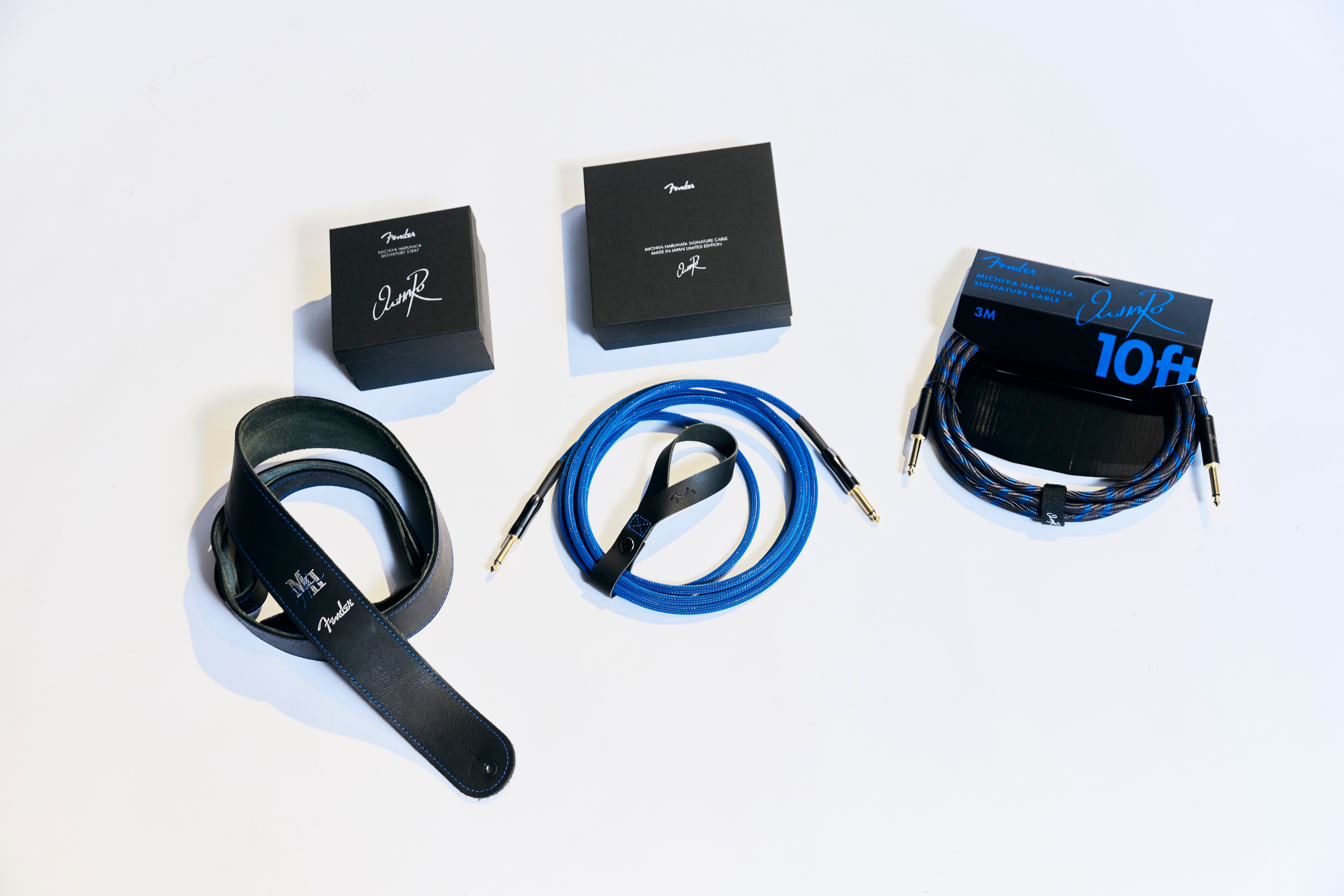 春畑道哉（TUBE）シグネイチャー ギターストラップ及びシールド