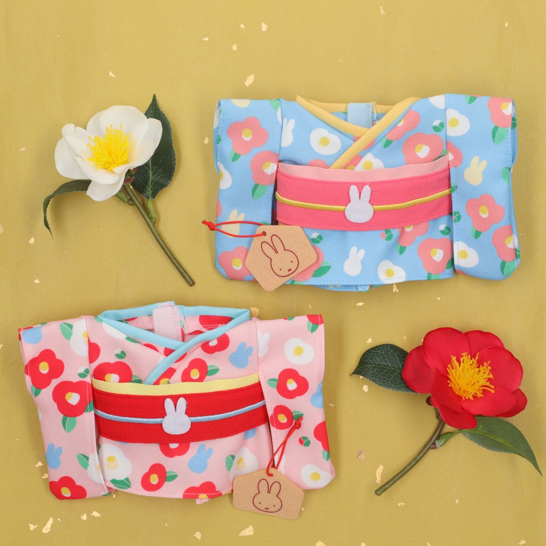 新品タグ付2点セット☆絵馬付】フラワーミッフィー 着せかえお洋服