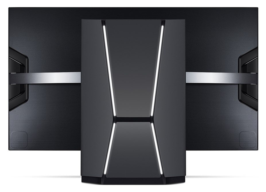 20段階で曲率調整できる“自由に曲げられるテレビ”42インチ有機ELテレビ