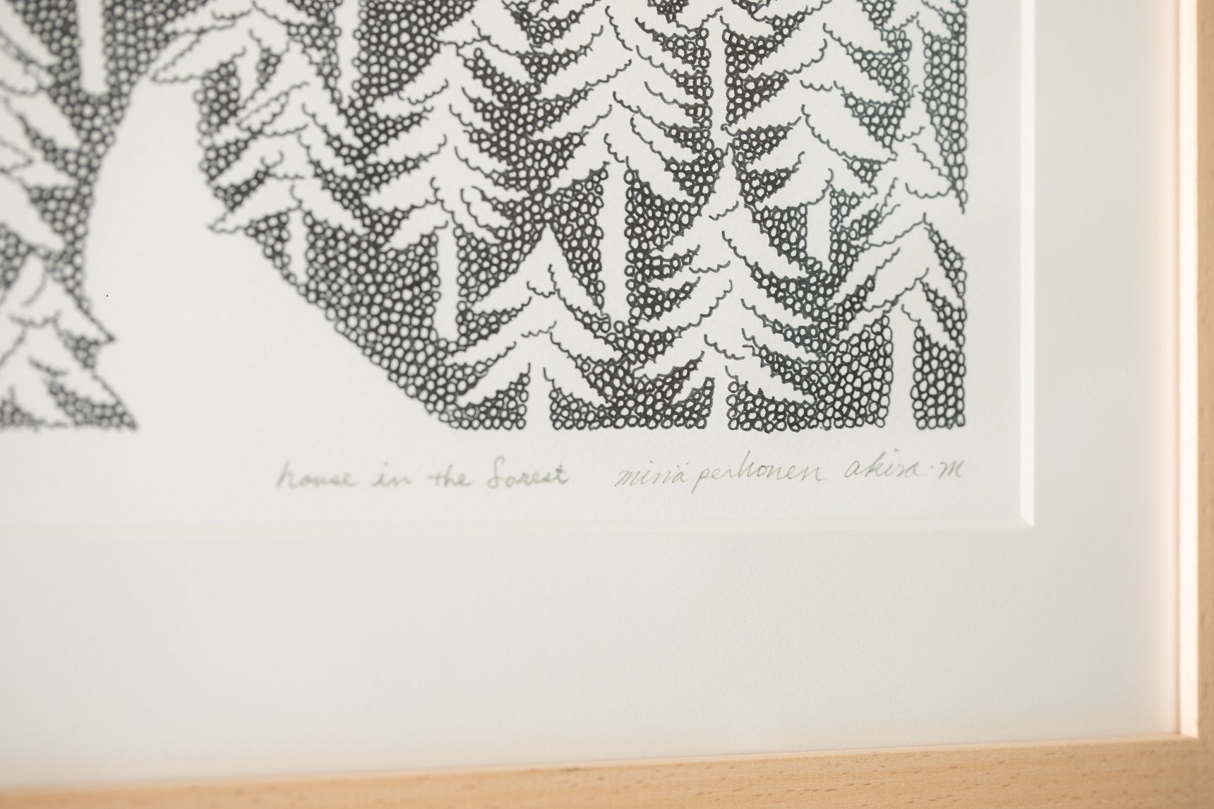 ミナペルホネン mina perhonen シルクスクリーン ポスター ミナ