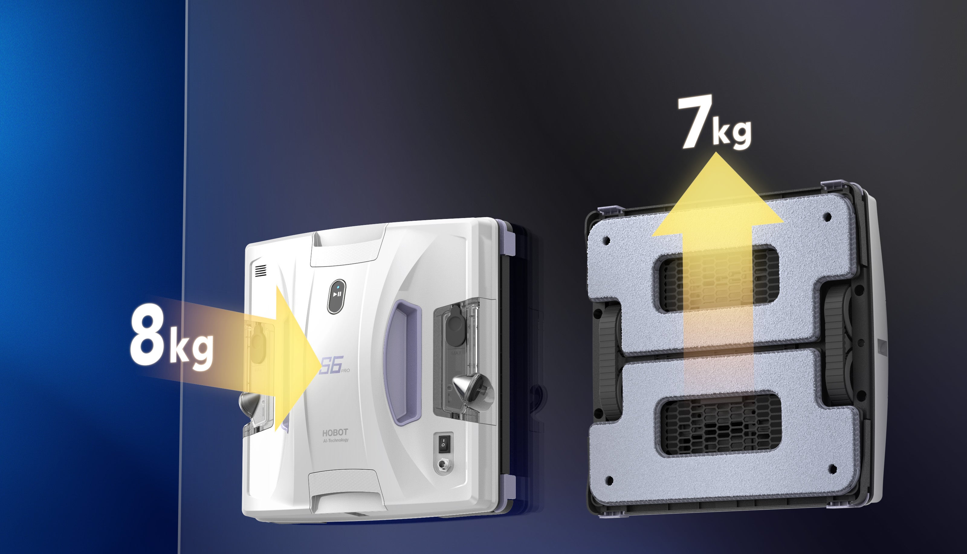 x*n様 HOBOT-S6 Pro ロボット掃除機 本体 Amazon | 【全自動の窓掃除