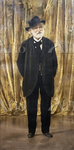 ジュゼッペ・ヴェルディ カルテ・デ・ヴィジット 鶏卵写真 パリ撮影