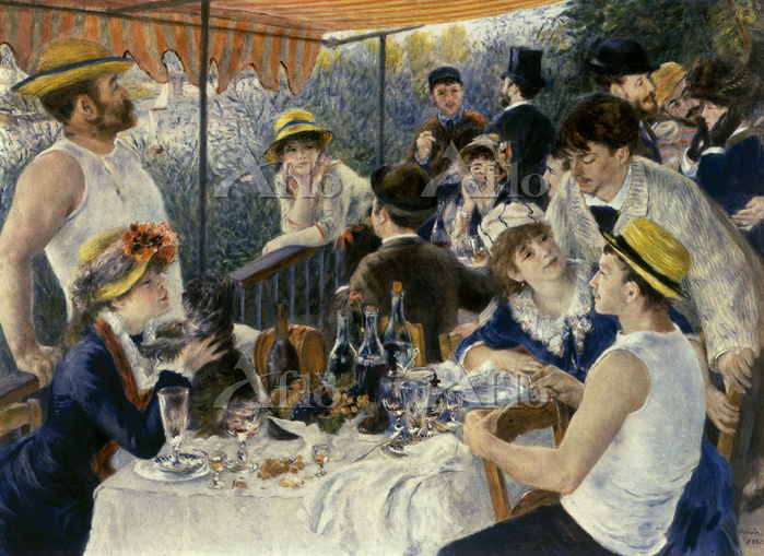 ルノワール 「舟遊びをする人々の昼食」 [33207955]のアート作品 - アフロ