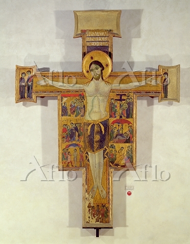 十字架上のキリストと受難の6場面」 [20640553]のアート作品 - アフロ