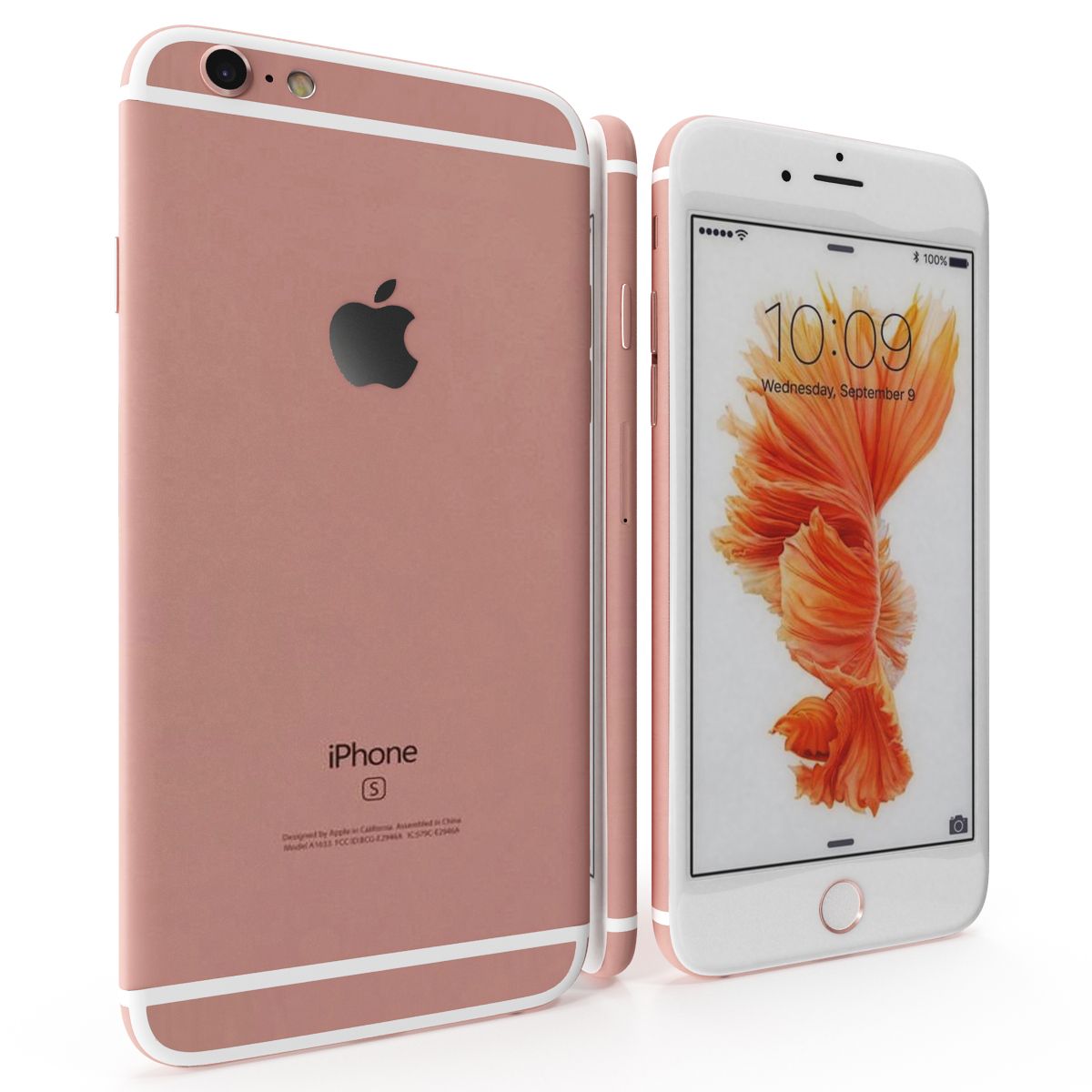 美品iPhone 6s バッテリー100% 128GB SIMフリー バッテリー100％ 美