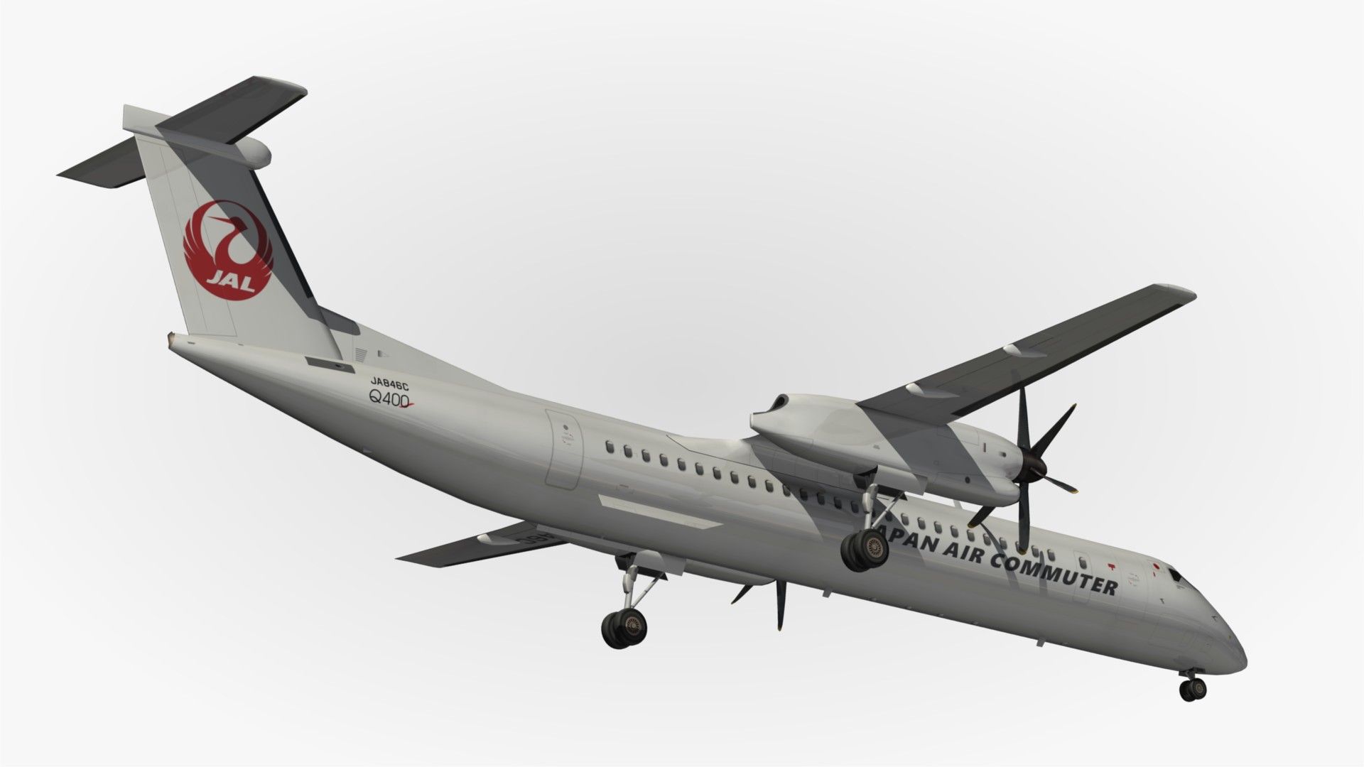 JALUX 1/100 DHC8-Q400CC RAC琉球エアーコミューター JALUX 1/100 DHC8