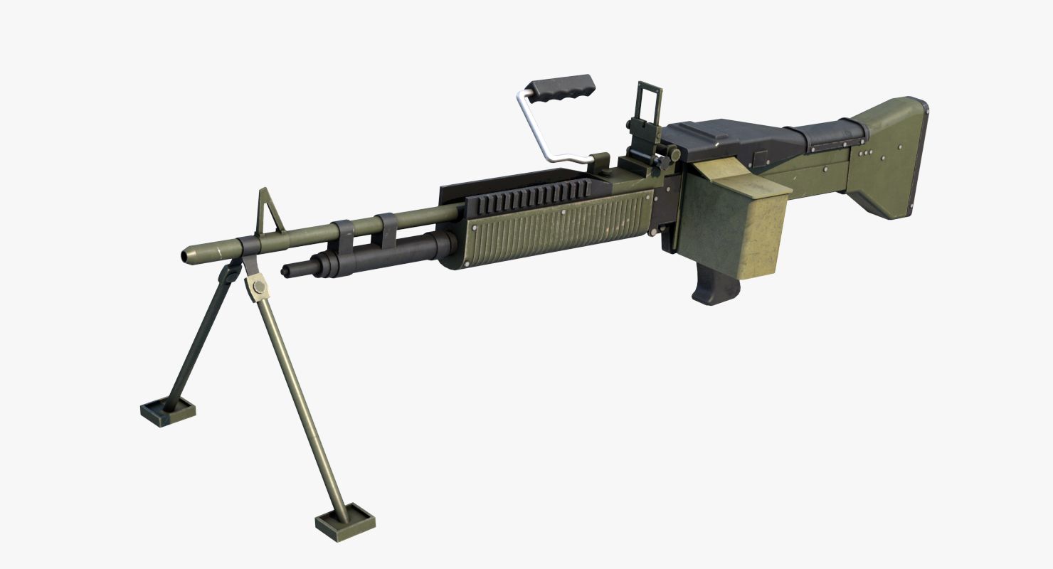 1／3スケール M60ライトマシンガン M-J1-0490 メタルモデル 1／3