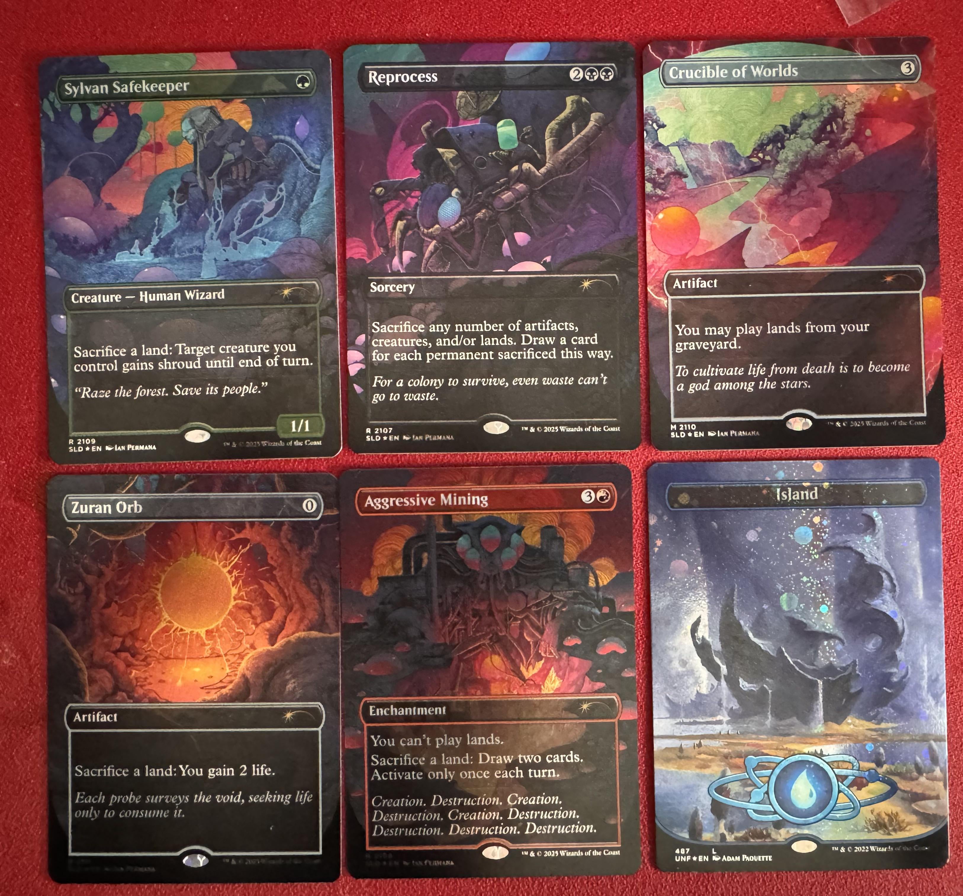 Alien Auroras galaxy foils aren't galaxy foil? : r
