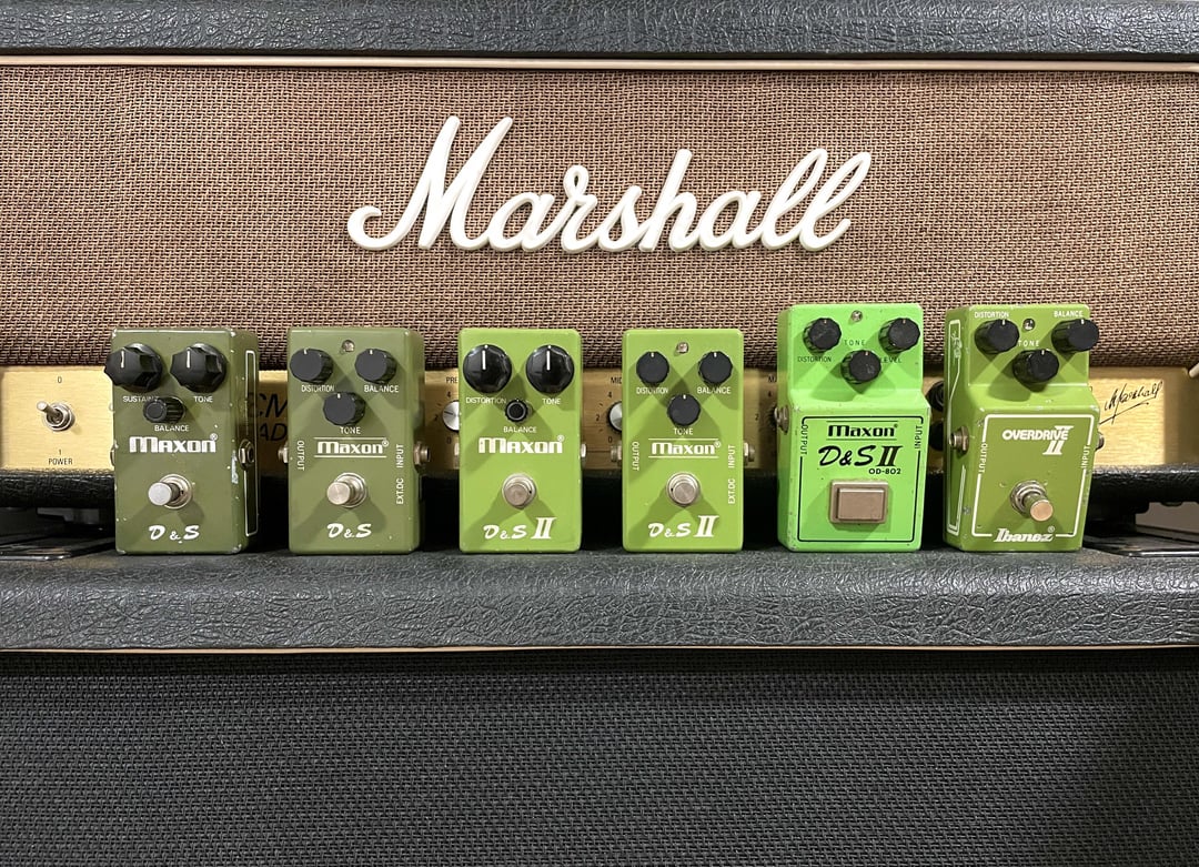 My Maxon D&S/D&S II collection : r/guitarpedals