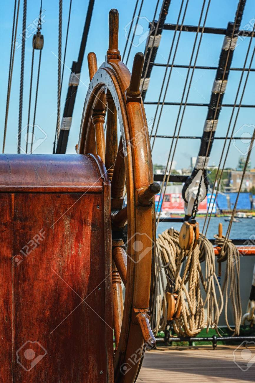 木帆船の舵