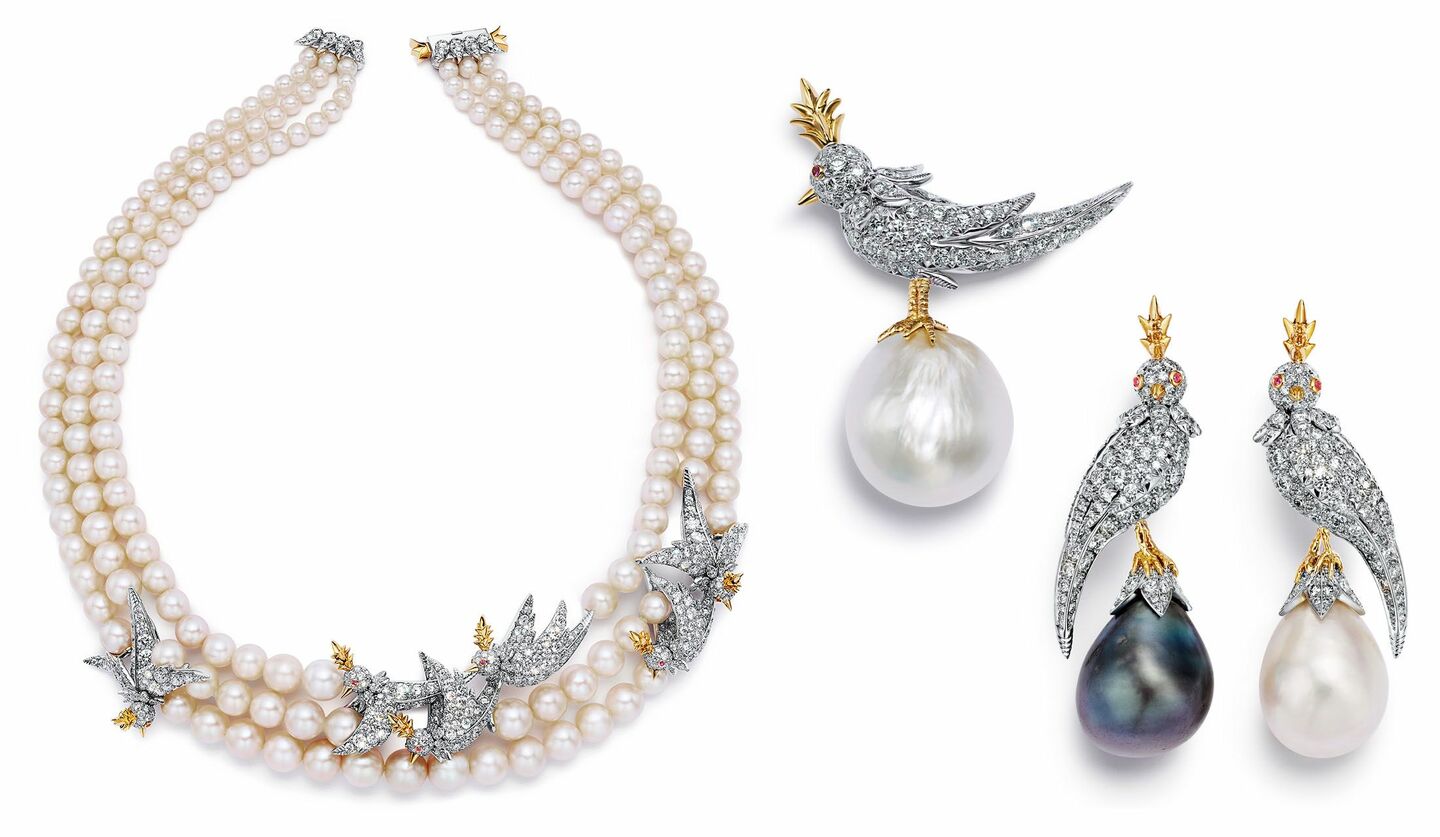 希少◎◎ティファニー キャット パール ブローチ No.1150 希少