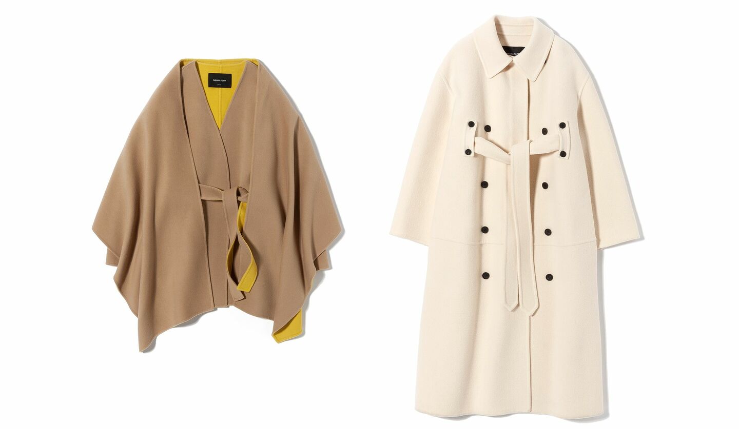 軽やかに装う「ファビアナフィリッピ」の洗練コート｜羽織るだけで