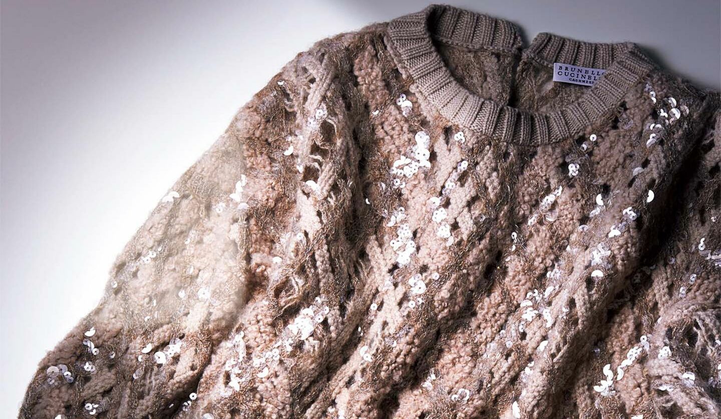 最終価格‼️2022-23FW美品】ブルネロクチネリ カシミヤ モニーレ装飾