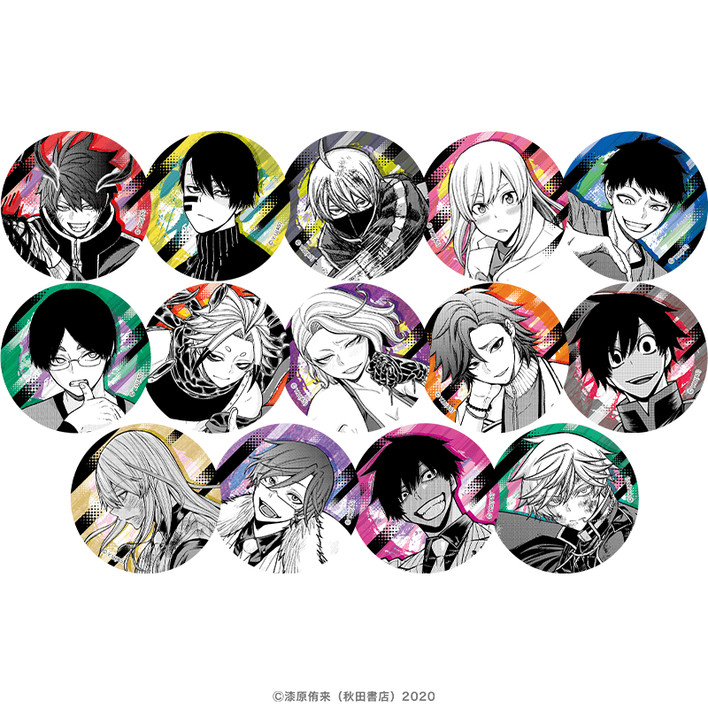 桃源暗鬼 桃華月詠 缶バッジ グリッター 31点セット 桃源暗鬼