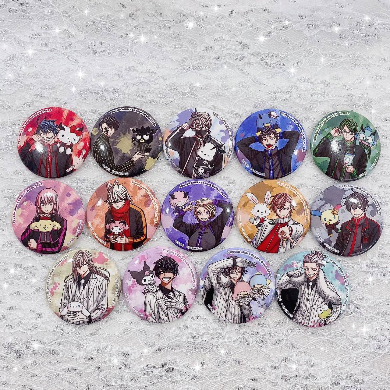 桃源暗鬼 桃寺神門 サンリオ 缶バッジ 10点 桃源暗鬼 桃寺神門