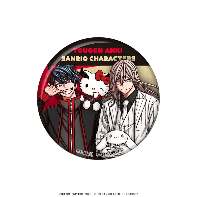 桃源暗鬼 メタリック缶バッジ 桃角桜介 24個セット 新品 受注購入特典