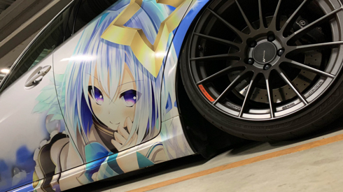 なんだただの天使か ホロライブ「天音かなた」仕様のレクサス痛車が