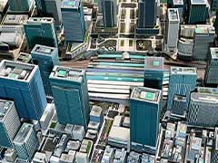 新丸の内ビルディング ペーパークラフト 新丸の内ビルディング」が