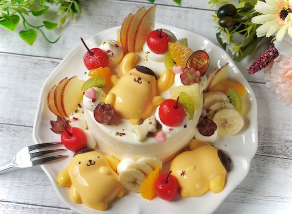 ポムポムプリンや星のカービィが、ケーキの上で楽しそう！ 手作り