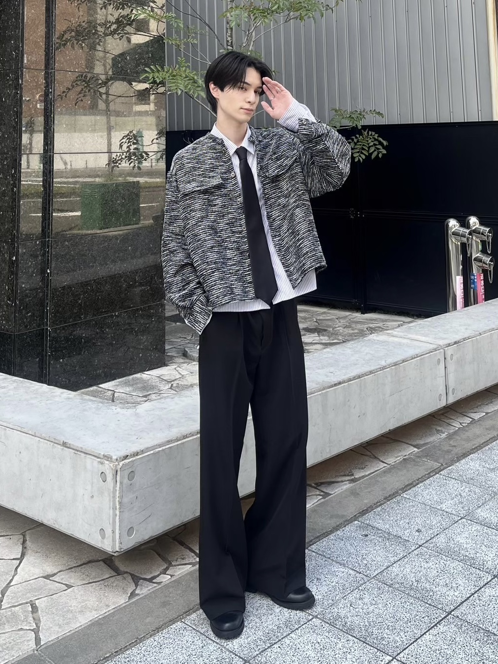 受注制【Chikashitsu +】boston eyewear (2color) / 【チカシツプラス