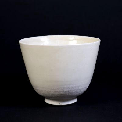 中国古美術/唐白磁隻龍耳瓶/唐代/ 白磁