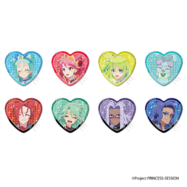 BROTHERSCONFLICT ハート型 缶バッジ 梓 グッズ-バッチ】BROTHERS