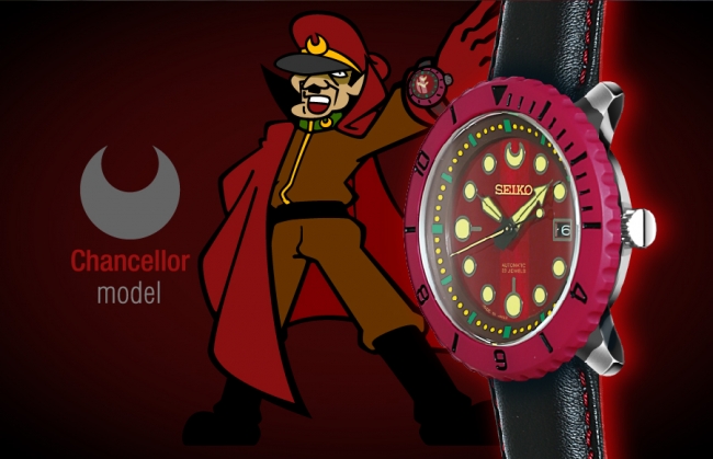 セイコー スピリット スマート＞より人気アニメ「秘密結社 鷹の爪」と