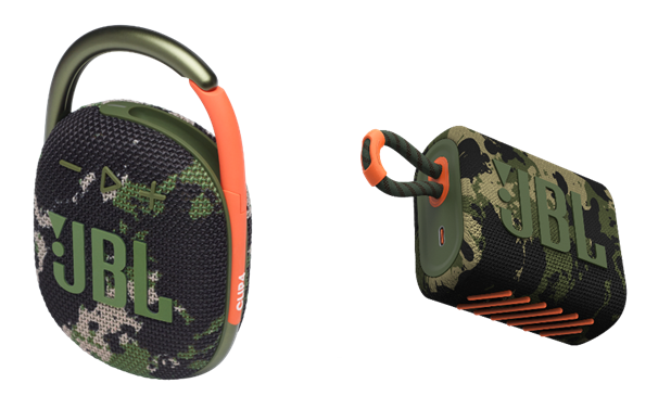 新製品 新品未開封JBL スピーカー CLIP5 迷彩色 スクワッドカモフラ2個