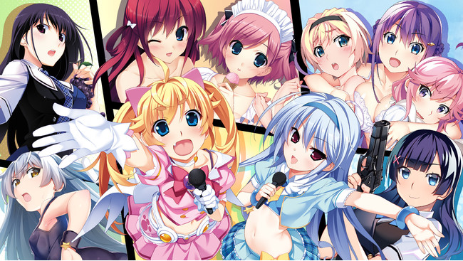 非売品】グリザイアの果実 渡辺明夫 描き下ろし A3 クリアポスター ②