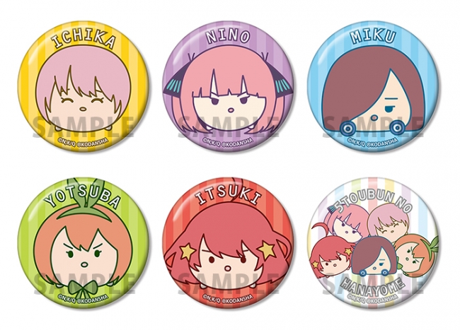 五つ子のブロマイドがもらえる「五等分の花嫁 POP UP SHOP&