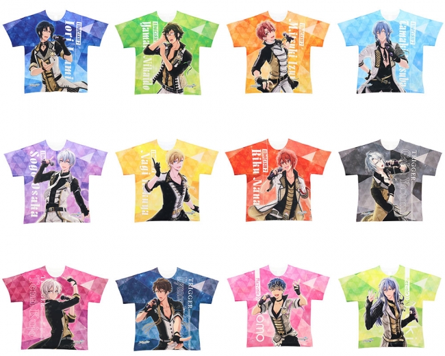 ACOS(アコス)より「アイドリッシュセブン」フルグラフィックTシャツ(全