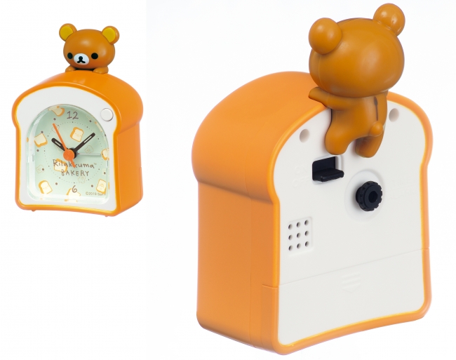 リラックマでほっこりタイム 立体型目ざまし時計2機種を発売