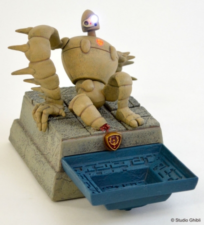 天空の城ラピュタ ロボット兵 巨神兵 飛行石 置時計 ジブリ 【動作品