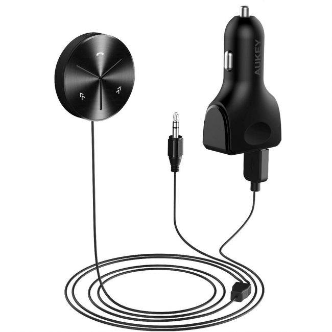AUKEY車載用Bluetoothレシーバー BR-C8が29日（土）より27％オフ、手