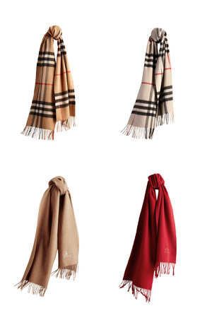 冬のギフトアイテム、バーバリーのカシミアマフラー | バーバリー